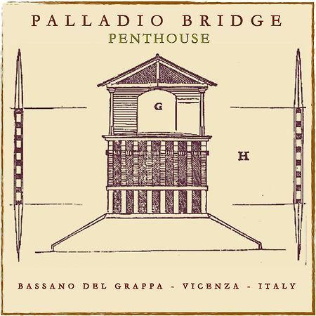 Palladio Bridge Penthouse Appartement Bassano del Grappa Buitenkant foto
